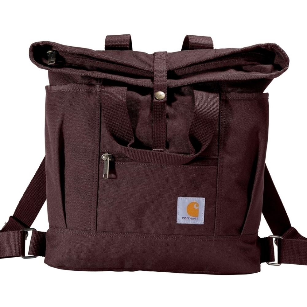 Carharrt Convertible Backpack Tote In Port Colour